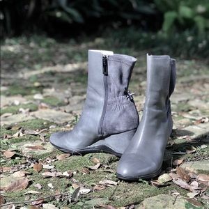 Calvin Klein gray boots